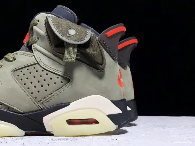 Air 6 Scott Olive x CN1084-200 Medium Travis Jordan 0506